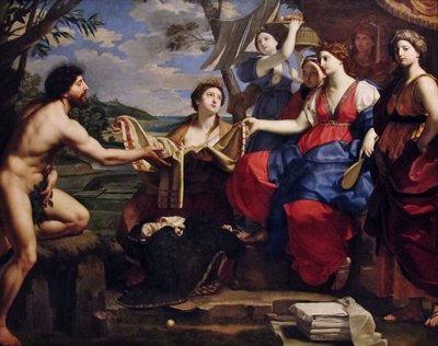 Odysseus und Nausikaa von Michele Desubleo